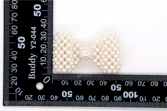 Handmade beads,handmade bow High-grade imitation pearls,Glass bead shoe decoration  /Fashion shoe accessories