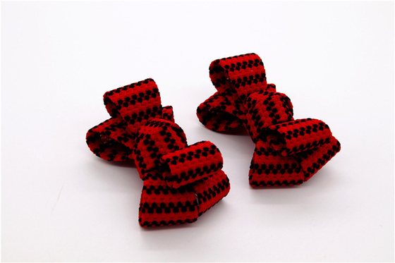 girl shoe-trimmed bow/Chequered coloured bow/Handmade coloured bow Lace, ribbon, mesh Various colors