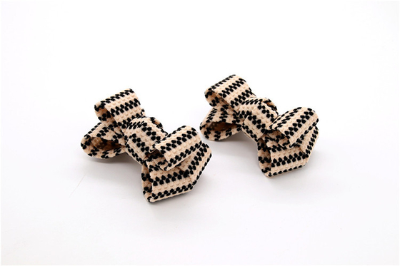girl shoe-trimmed bow/Chequered coloured bow/Handmade coloured bow Lace, ribbon, mesh Various colors