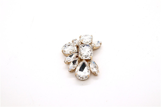 shoe buckle shoe clips rhinestones shoes clips zinc alloy ,copper Gun,nickle,gold