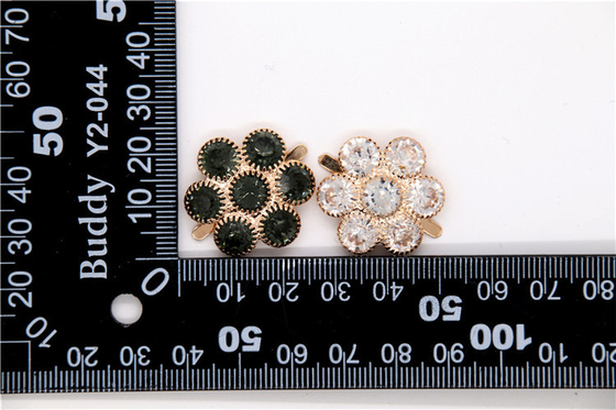 shoe buckle shoe clips rhinestones shoes clips zinc alloy ,copper Gun,nickle,gold