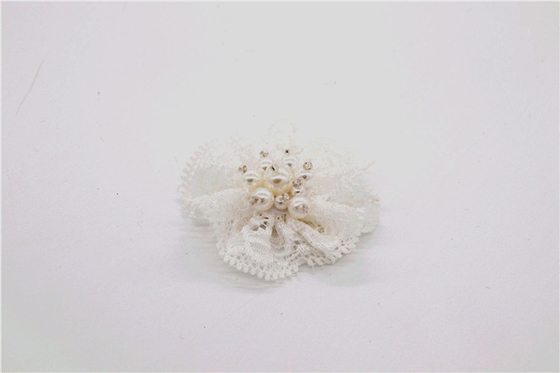 handmade accessories handmade flower /bridal wedding shoe decorative Lace satin black,white,red,dark blue