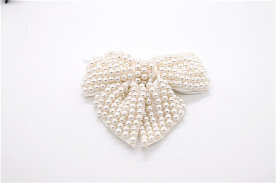 Handmade beads,handmade bow High-grade imitation pearls,Glass bead shoe decoration /Fashion shoe accessories
