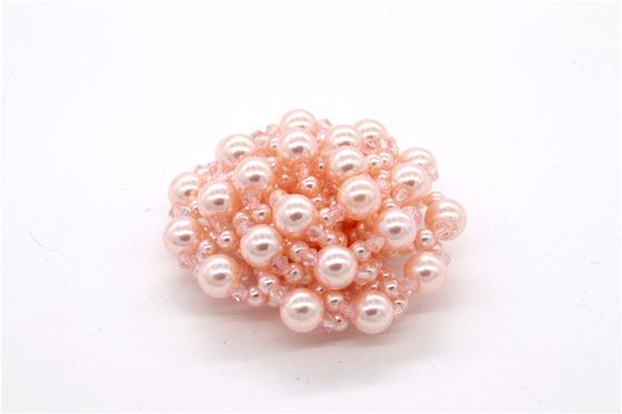 Handmade beads,handmade bow High-grade imitation pearls,Glass bead shoe decoration /Fashion shoe accessories