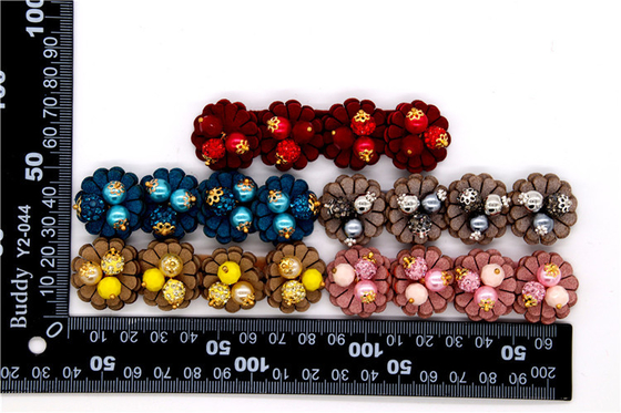 Handmade beads,handmade bow High-grade imitation pearls,Glass bead shoe decoration /Fashion shoe accessories