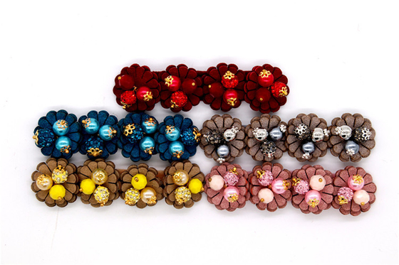 Handmade beads,handmade bow High-grade imitation pearls,Glass bead shoe decoration /Fashion shoe accessories