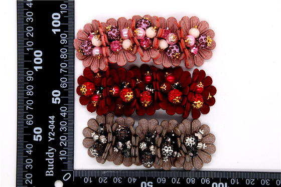 Handmade beads,handmade bow High-grade imitation pearls,Glass bead shoe decoration /Fashion shoe accessories