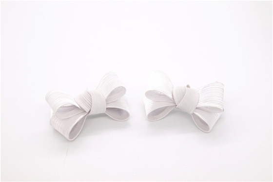 Ribbon coloured bow-tied shoe flower,Handmade footwear ornaments and flower Thread ribbon Beige ,white,black,red ,blue