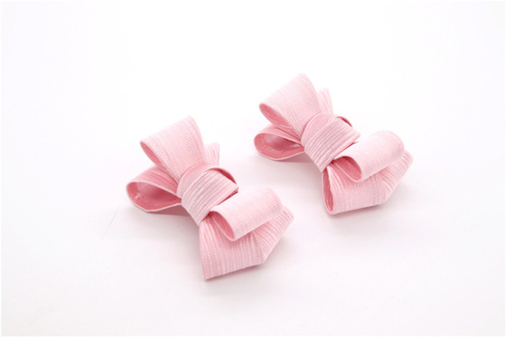 Ribbon coloured bow-tied shoe flower,Handmade footwear ornaments and flower Thread ribbon Beige ,white,black,red ,blue