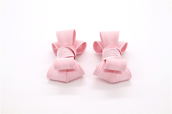 Ribbon coloured bow-tied shoe flower,Handmade footwear ornaments and flower Thread ribbon Beige ,white,black,red ,blue