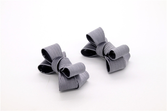Ribbon coloured bow-tied shoe flower,Handmade footwear ornaments and flower Thread ribbon Beige ,white,black,red ,blue