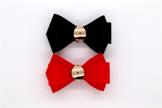 Ribbon coloured bow-tied shoe flower,Handmade footwear ornaments and flower Thread ribbon Beige ,white,black,red ,blue