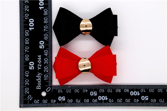 Ribbon coloured bow-tied shoe flower,Handmade footwear ornaments and flower Thread ribbon Beige ,white,black,red ,blue
