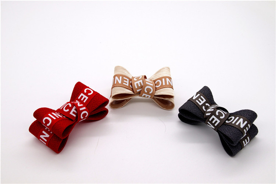 Ribbon coloured bow-tied shoe flower,Handmade footwear ornaments and flower Thread ribbon Beige ,white,black,red ,blue