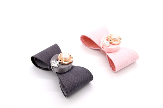 Ribbon coloured bow-tied shoe flower,Handmade footwear ornaments and flower Thread ribbon Beige ,white,black,red ,blue