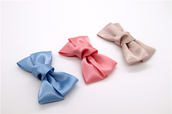 Ribbon coloured bow-tied shoe flower,Handmade footwear ornaments and flower Thread ribbon Beige ,white,black,red ,blue