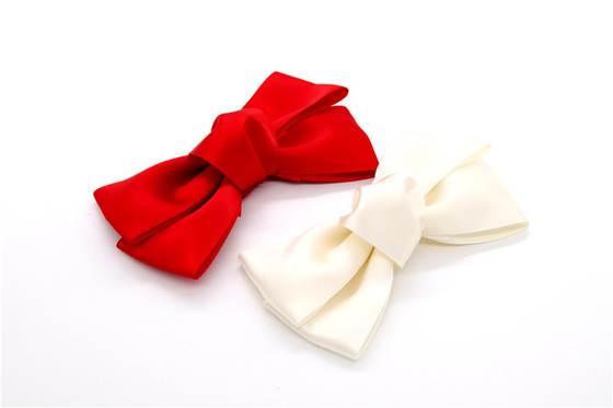 Ribbon coloured bow-tied shoe flower,Handmade footwear ornaments and flower Thread ribbon Beige ,white,black,red ,blue