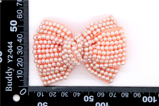 Ribbon coloured bow-tied shoe flower,Handmade footwear ornaments and flower Thread ribbon Beige ,white,black,red ,blue