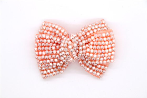 Ribbon coloured bow-tied shoe flower,Handmade footwear ornaments and flower Thread ribbon Beige ,white,black,red ,blue