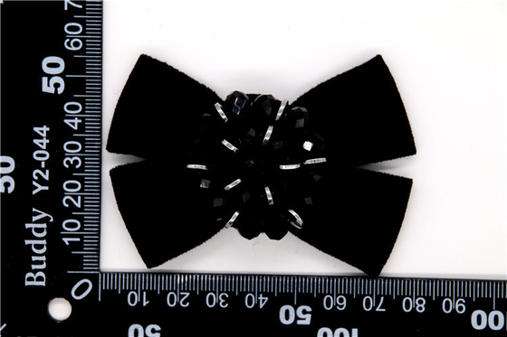Ribbon coloured bow-tied shoe flower,Handmade footwear ornaments and flower Thread ribbon Beige ,white,black,red ,blue