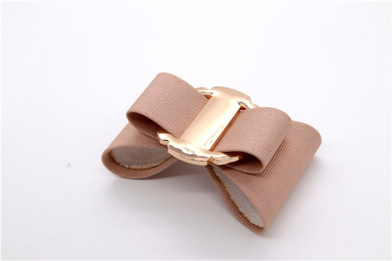 Ribbon coloured bow-tied shoe flower,Handmade footwear ornaments and flower Thread ribbon Beige ,white,black,red ,blue