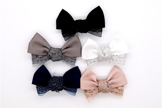 Ribbon coloured bow-tied shoe flower,Handmade footwear ornaments and flower Thread ribbon Beige ,white,black,red ,blue