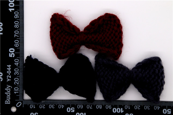 Ribbon coloured bow-tied shoe flower,Handmade footwear ornaments and flower Thread ribbon Beige ,white,black,red ,blue