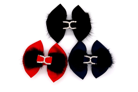 Ribbon coloured bow-tied shoe flower,Handmade footwear ornaments and flower Thread ribbon Beige ,white,black,red ,blue