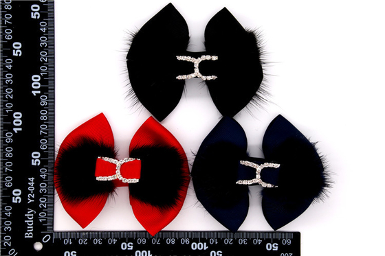 Ribbon coloured bow-tied shoe flower,Handmade footwear ornaments and flower Thread ribbon Beige ,white,black,red ,blue