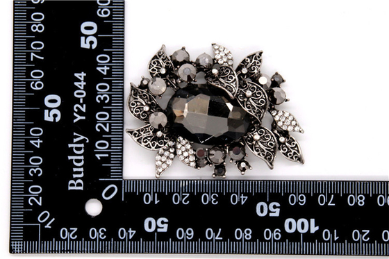 Pretty Vintage Shoe Clips Colorful High - Grade Rhinestone SGS Approval