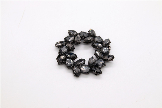 Colorful High Grade Rhinestone Women'S  Shoe Accessories Clips SGS Certificate