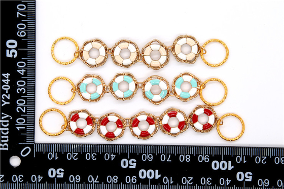 Hand Welded buckle Chain of Hardware,Ladies sandals chain copper /iron gun/nickel/gold
