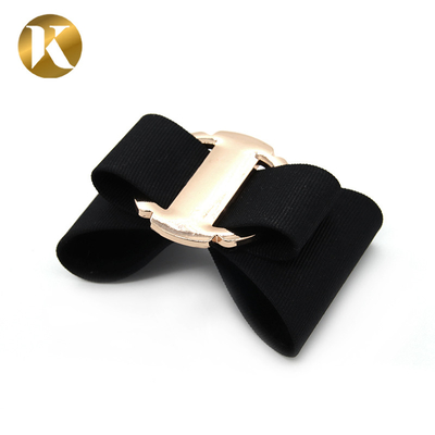 Customized Decorative Shoe Clips Handicrafts / Bonded Leather Style