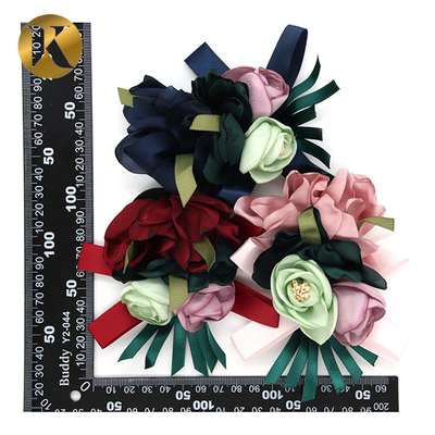 Cluster Colour Decorative Shoe Clips 85*110mm With Hanging Plating