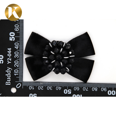 Hanging Plating Fashion Decorative Shoe Clips Horsehair - Like Bow Shape
