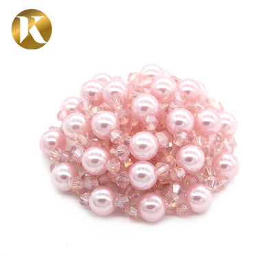 Custom Shoe Buckle Clips Combination Of Pearls And Crystal Beads