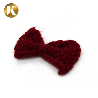 75*45mm Decorative Shoe Clips BOW Style Woollen Yarn Material