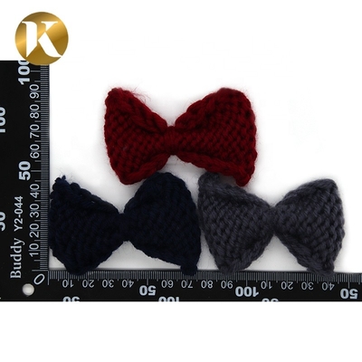 75*45mm Decorative Shoe Clips BOW Style Woollen Yarn Material