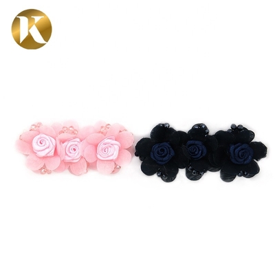 Multi - Color Decorative Diy Shoe Clips Bonded Leather Style For Child