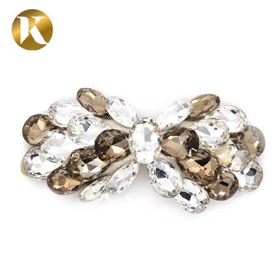 Custom Women'S Decorative Shoe Clips High Rhinestone Bow Hair Ornaments