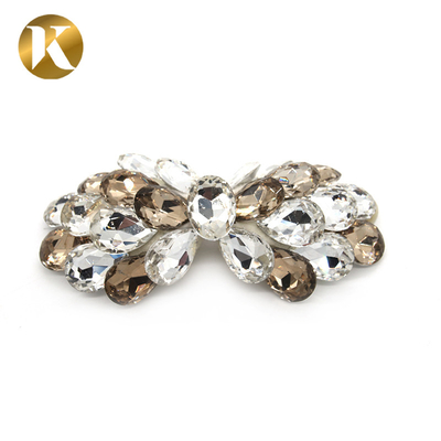 Custom Women'S Decorative Shoe Clips High Rhinestone Bow Hair Ornaments