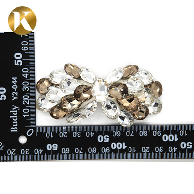 Custom Women'S Decorative Shoe Clips High Rhinestone Bow Hair Ornaments