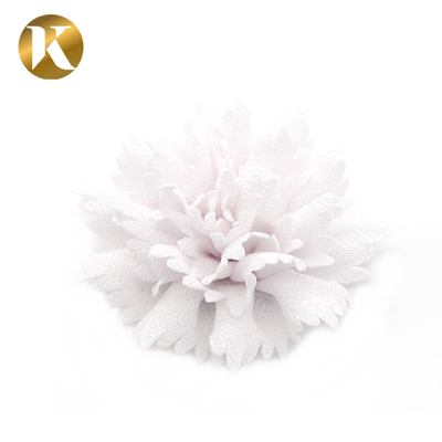 Ladies Custom Fashion Shoe Decoration 80*80mm Special Cloth Material