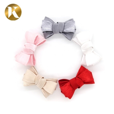 Butterfly Fashion Shoe Decoration 80mm*45mm Special Cloth Material