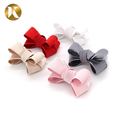 Butterfly Fashion Shoe Decoration 80mm*45mm Special Cloth Material
