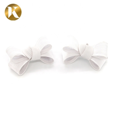 Butterfly Fashion Shoe Decoration 80mm*45mm Special Cloth Material