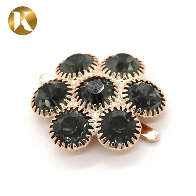 Custom Decorative Shoe Clips , Flower Shape Shoe Accessories Clips