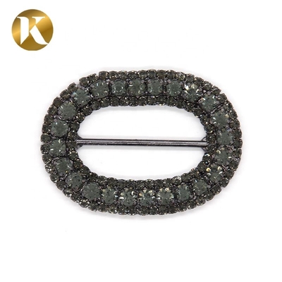 Crystal Metal Pin Shoes Decoration Accessories 45mm*33mm Fashion Style