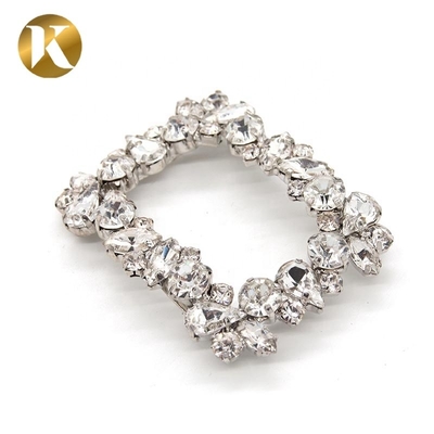 Crystal Ladies Shoes Decoration Accessories 55mm*40mm Fashion Styl