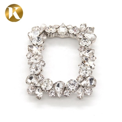 Crystal Ladies Shoes Decoration Accessories 55mm*40mm Fashion Styl